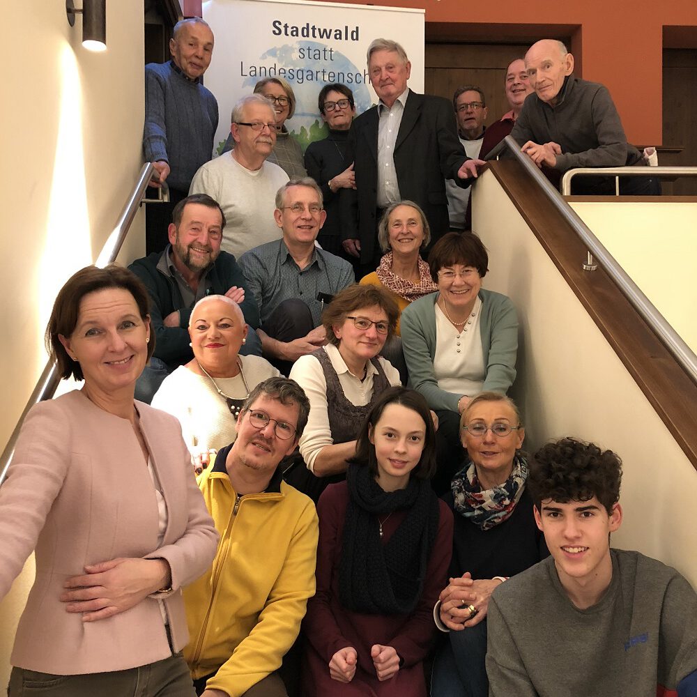 Initiatoren des Bürgerbegehrens Stadtwald